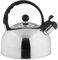 Axentia 220353 Bouilloire à sifflet en inox 2,5 L Poignée Noir