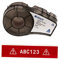Brady Vinyl-Etiketten für Etikettendrucker M211 & M210 - Vinyl-Klebe-Druckeretiketten - Industrieetikettenband für Kabel/Namensetiketten - Weiß auf Rot (19.05mm x 6.40m) - M21-750-595-RD