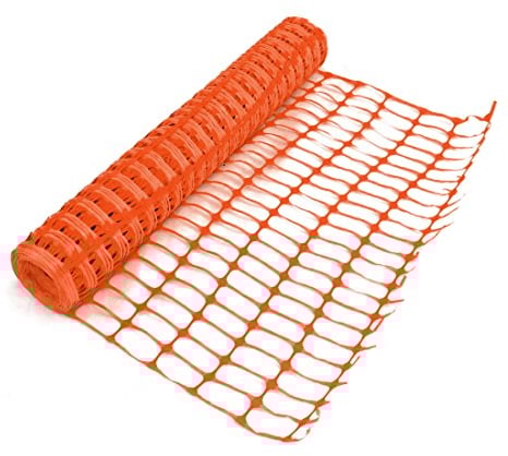 Rollo de valla de malla plástica de True Products B1003A, mediana, 5,5 kg, 1 x 50 m, color naranja (1 unidad)