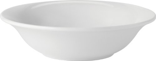 White Oatmeal Soup Cereal Bowl Crockery Set - 153mm 6 (Box 6)