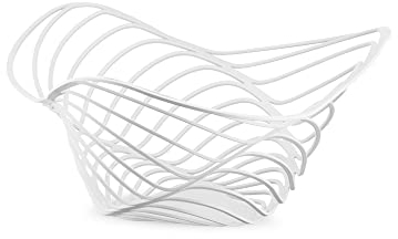 Alessi 12 x 26 cm Trinity Citrus Basket, White