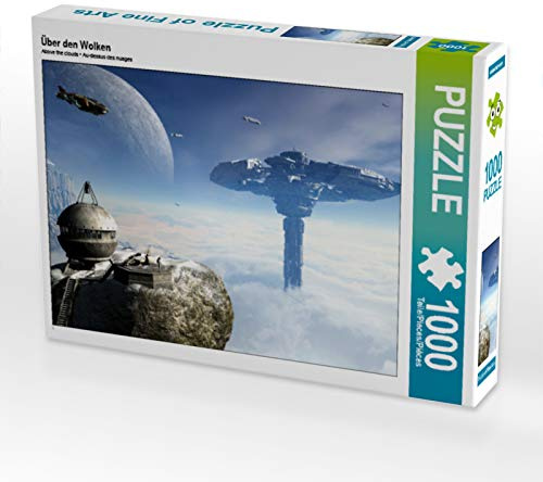 CALVENDO Puzzle Über den Wolken 1000 Teile Puzzle quer | Lege-Größe cm Foto-Puzzle für glückliche Stunden