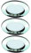 Paulmann 994.83 Außen Deckenleuchte Premium Lampe Chrom-Weiß, 3x GU10, 9W, 215lm