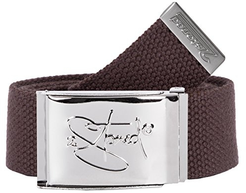 2Stoned Original Gürtel 4cm mit Chromschnalle Classic in Braun für Damen und Herren