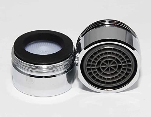 Lowenergie Tap Aerator 24mm Male, 4L/min – Water & Energy Saving, Chrome Flow Restrictor Insert, Eco-Friendly, Reduce Bills, Universal Fit for Kitchen & Bathroom Taps, Easy Install