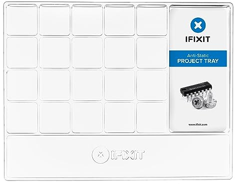 iFixit Anti-Static Project Tray, antistatische Sortierschale, organizer für Elektronik-Reparaturen zum Sortieren von Schrauben, Bauteilen und Werkzeug