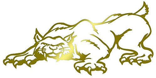 Wandtattoo Logo Puma selbstklebend – mehrere Farben erhältlich gold 20 x 10