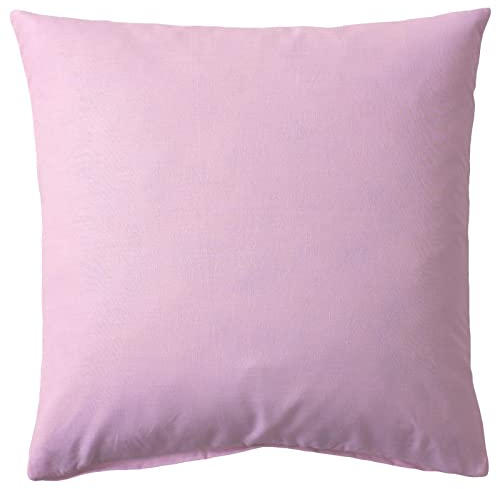 Hans-Textil-Shop Kissenbezug 30x30 cm Uni Rosa Baumwolle Dekokissen Kissenhülle Couchkissen Sofakissen Deko Reißverschluss