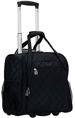 Rockland Melrose Handgepäck mit Rädern, Schwarz, Carry-On 16-Inch, Melrose Handgepäck mit Rädern