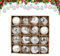 16 Pcs Set Weihnachtskugeln,Christbaumkugeln Weiß,6CM Christbaumkugeln Kunststoff Kleine Weihnachtsbaum Kugeln,mit Schlüsselband,für Christmas Decorations