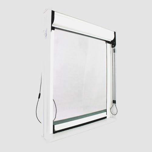 AWITALIA - Zanzariera Catenella 55 scorrimento Verticale (made in Italy) vari colori e misure, dimensioni a partire da 100x150 (LxH) prodotta su misura