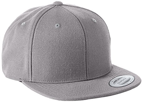 Yupoong Unisex Classic Snapback Cap Kappe, silver, Einheitsgröße