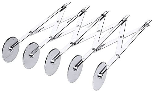 Contacto Trancheuse à pâte réglable en Acier Inoxydable avec 5 roulettes.