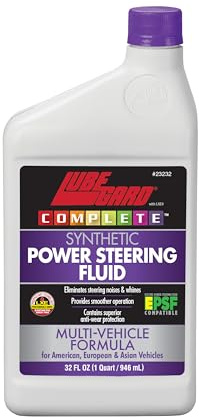 Lubegard 23232 Complete Synthetic Power Steering Fluid, 32 fl. oz.