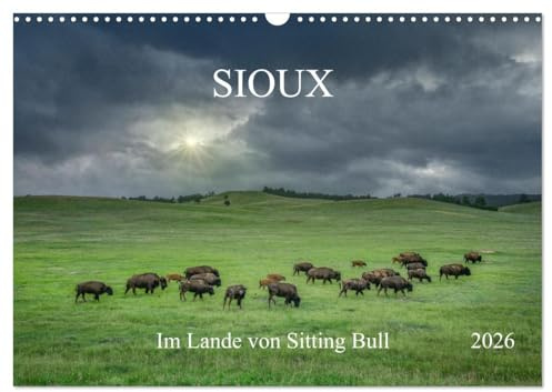 Sioux Im Lande von Sitting Bull (Wandkalender 2026 DIN A3 quer), CALVENDO Monatskalender: Entdecken Sie die faszinierende Welt der Sioux in den ... Fotokalender. (CALVENDO Natur)
