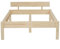 TUGA - Holztech Naturprodukt MASSIVHOLZBETT DAYBETT MASSIV Holz Bett HOLZBETT FSC 300Kg 180 x 200cm unbehandelt EXTRA HÖHE 48cm