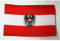 AZ FLAG - Drapeau Autriche avec aigle - 150x90 cm - Polyester léger - Drapeau Autrichien Avec Oeillets Métalliques Intégrés - 80g
