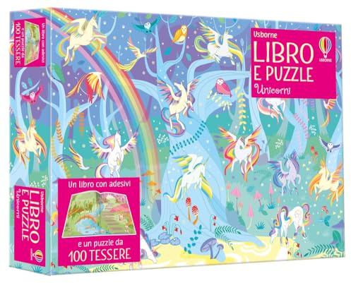 Unicorni. Libro e puzzle. Con adesivi