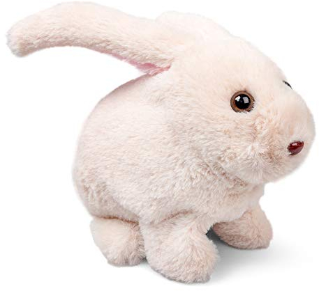 Tobar Animigos Bouncing Bunny Electronic Soft Toy, white, 20cm, 5038728019634