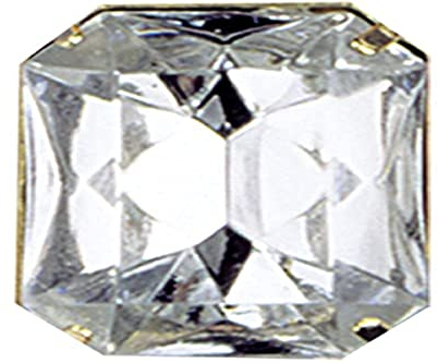 W WIDMANN MILANO Party Fashion – Vintage Ring 20er 30er Jahre mit Kunstdiamant Silberfarben Kostüm Zubehör Damen Herren