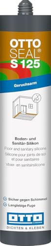OTTOSEAL S 125 Boden- und Sanitär-Silikon 310 ml Kartusche C18 sanitärgrau