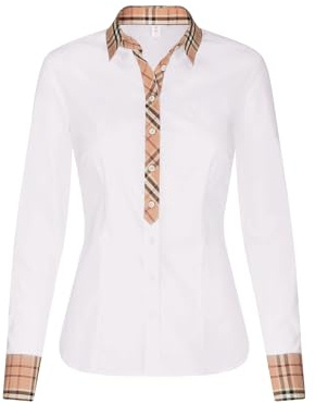 Seidensticker Chemisier pour femme - Chemisier de ville - Chemisier - Regular Fit - Manches longues - Uni - Stretch