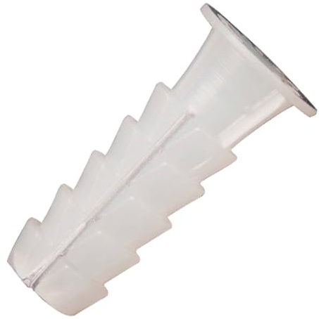 WOLFPACK 13050110 Dübel Kunststoff weiß 12 x 45 mm. (25 Stück), Cranberry
