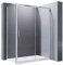ELEGANT 1400 x 900mm Sliding Shower Enclosure 8mm Easy Clean Glass Shower Cubicle Door with Shower Tray + Side Panel