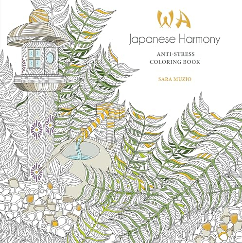 Japanese Harmony Coloring Book: Anti-Stress Coloring Book (Dover Adult Coloring Books)