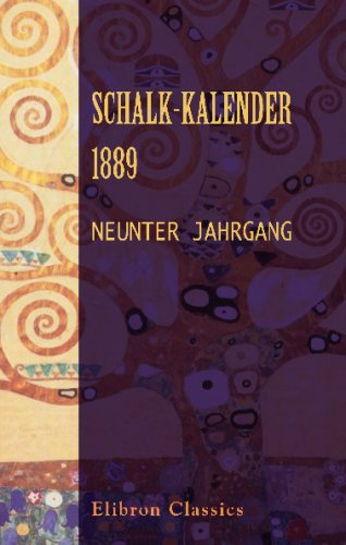 Schalk-Kalender. 1889: Neunter Jahrgang