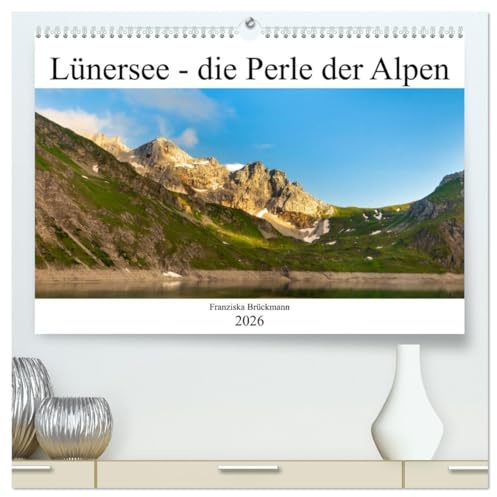 Lünersee - die blaue Perle der Alpen (hochwertiger Premium Wandkalender 2026 DIN A2 quer), Kunstdruck in Hochglanz: Diese Sammlung zeigt die ... aus verschieden Perspektiven. (CALVENDO Orte)
