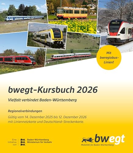 bwegt-Kursbuch Baden-Württemberg 2026: Vielfalt verbindet Baden-Württemberg