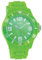 Oozoo Timepieces - XL Damenuhr mit Kautschukband - C4178 grün