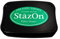 Tsukineko Imagine Crafts StazOn Solvent Ink Pad-Eden Green