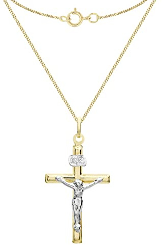 Carissima Gold Damen Kette Mit Anhänger 9k (375) Gold Kruzifix