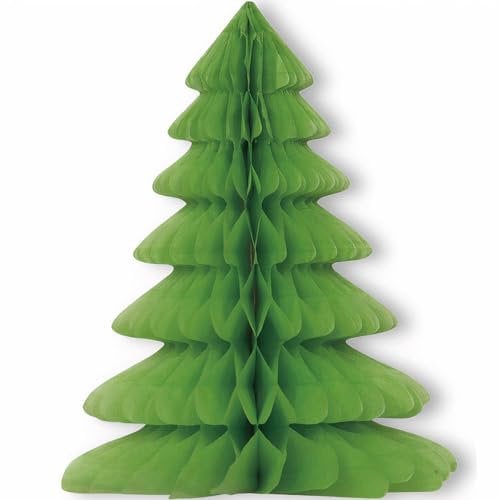 Unique Party 63548 - 30cm Honeycomb Christmas Tree Table Decoration