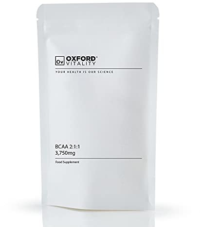 BCAA 2:1:1 Tablets | 3,750mg Supplement for Before and After Sports Nutrition | by Oxford Vitality