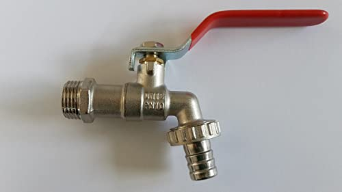 Gartenwasserhahn Wasserhahn Kugelhahn für Garten und Keller 1/2'