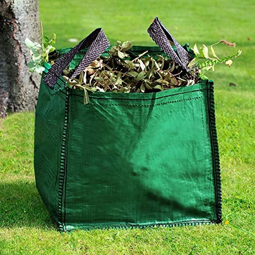 GroundMaster 120L Garden Waste Bags - Heavy Duty Large Refuse Sacks with Handles (4)