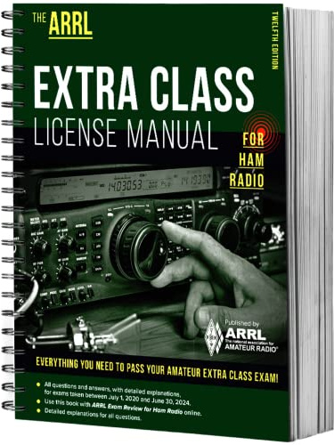 The ARRL Extra Class License Manual 12th Edition For Ham Radio Spiral Bound