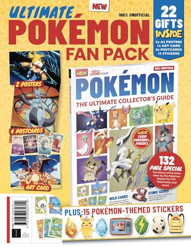 100% Unofficial: Ultimate Pokemon Fan Pack - pokemon themed gifts alongside a special edition all about your favourite pocket monsters