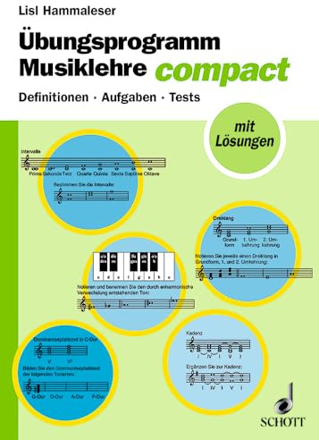 Übungsprogramm Musiklehre compact: Definitionen - Aufgaben - Tests
