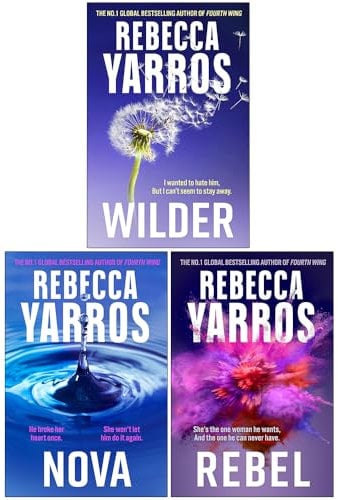 The Renegades Series 3 Books Collection Set By Rebecca Yarros (Wilder, Nova & Rebel)