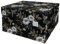 Dutch Design Brand Aufbewahrungsbox mit Deckel – Aufbewahrungsboxen – FSC-zertifizierter, recycelbarer Karton (Größe: 38,9 x 31,8 x 21,1 cm) (Hummingbirds in the Night)