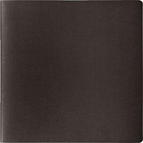 Brunnen 102013090 Präsentationsmappe, Strukturkarton mit feinen Linien, A4, min 20 Blatt, schwarz