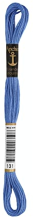 Anchor Sticktwist 4635000-00131 vergissmeinnicht Stickgarn, 100 % Baumwolle