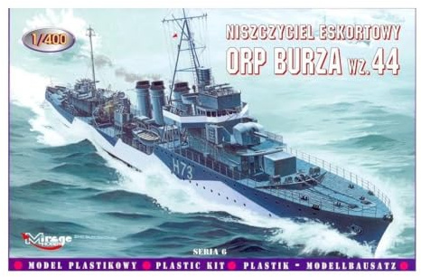 Mirage Hobby 40066 Destroyer ORP BURZA 1944 – Ships