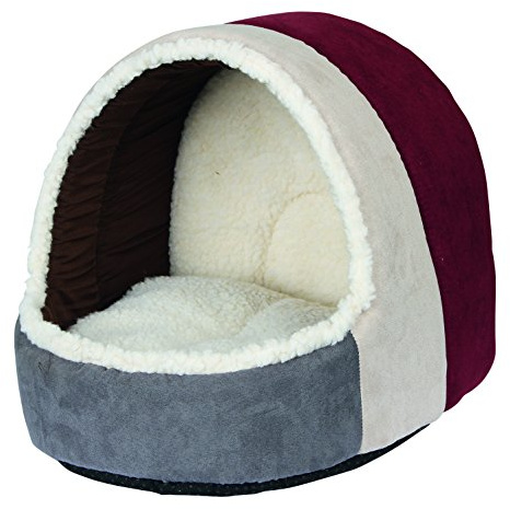 Kuschelhöhle Amelie 35x33x32cm bordeauxrot/anthrazit