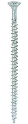 Timco 45080SOLOZ PZ2 CSK BZP Solo Woodscrew 4.5 x 80 - Zinc Plated (Box of 200)
