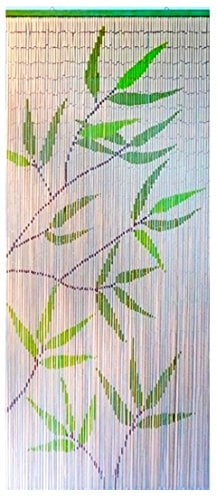 TOCADIS Rideau DE Porte Bambou 5 Colories AUX Choix - 90X200CM (Feuille)